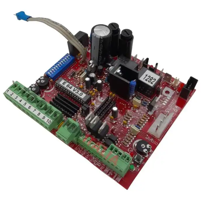 ELPRO 64 Fadini 680L programmatore 24V per JUNIOR 624 r r
PER CANCELLI SCORREVOLI r r
COMPATIBILITÀ r
Programmatore elettronico di comando per JUNIOR 624. r r
LOGICHE DI FUNZIONAMENTO r
Automatica, semiautomatica, automatica passo passo, pedonale e prelampeggio. r r
FUNZIONI PRINCIPALI r
Programmazione semplificata con un solo tasto gestione della corsa con autoapprendimento, rallentamenti, inversione di marcia all’urto con ostacolo, predisposizione per secondo scorrevole (master /slave), freno elettronico. Led verdi /rossi di diagnostica per una facile valutazione dello stato dell’automazione. Possibilità di collegare due batterie 2,6 Ah - 12 V. Autotest fotocellule (DSA), autotest coste di sicurezza (DACS), sistema di logica (RT DATA). Temperatura di esercizio -20 °C +55 °C. r r
DATI TECNICI r r r Alimentazione scheda 1PH (Vac - Hz) 230 - 50 r Potenza max motori (W) 200 r Uscita luce di cortesia (Vdc - mA) 24 - 50 r Uscita fotocellule /selettore /radio ricevente (Vdc - mA) 24 - 500 r Uscita spia di segnalazione (Vdc - W) 24 - 1 r Uscita per controllo DSA (Vdc - mA) 24 - 150 r Uscita lampeggiante (Vdc - W Vac - W) 24 - 15 r Tempo di pausa (s) 1 - 120 r Tempo apertura pedonale (min) max 3 r r r r
", "sku" "09778702", "brand" { "@type" "Thing", "name" "FADINI " }, "offers" { "@type" "Offer", "priceCurrency" "EUR", "price" "135.50", "itemCondition" "http //schema.org/NewCondition", "availability" "http //schema.org/InStock", "url" "https //www.toolshopitalia.it/shop/cancelli-automatici/elpro-64-fadini-680l-programmatore-24v-per-junior-624", "seller" { "@type" "Organization", "name" "ToolShop Italia - Ferramenta Online" } }
} Alleen Vandaag