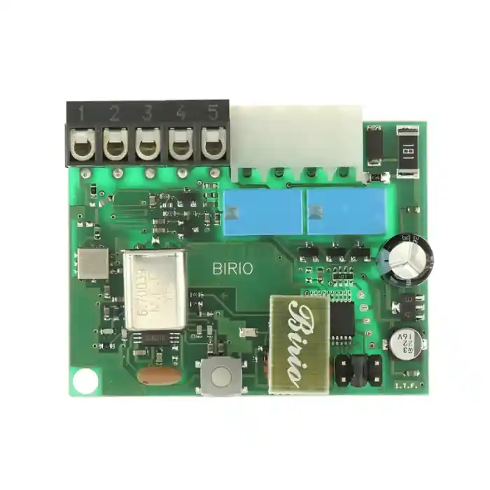Betaalbaar Radio ricevente ad innesto BIRIO 868 /2 R FADINI 8611L r r r Rolling code r 264 combinazioni crittografiche garanzia di sicurezza assoluta e non clonabilità nel tempo. Radio ricevente in versione ad innesto oppure da esterno, fino a 4 canali. r Memoria estraibile senza perdita dei codici, fino ad un massimo di 1.800 utenti. r Portata di oltre 120 m (spazio libero). r Possibilità di gestione e personalizzazione degli accessi. r Strumento BIRIO LC (versione padre e figlio) per la duplicazione, sostituzione e cancellazione dei codici e per l‘inserimento di codici segreti (chiavi) sulla memoria della radio ricevente e sui telecomandi. r r r
Caratteristiche r r r Frequenza di lavoro 868,35 MHz r Portata (*) 120 m r Alimentazione 24 Vac (±10%), 12 Vdc (+20% -5%) r Assorbimento medio 14 /28 mA r Decodifica digitale r N° canali 1 - 4 r Temperatura di funz. - 10 °C +55 °C r Grado di protezione contenitore da esterno IP 53 r Memoria 1.800 utenti r r
", "sku" "09766853", "brand" { "@type" "Thing", "name" "FADINI " }, "aggregateRating" { "@type" "AggregateRating", "ratingValue" "5.00", "reviewCount" "1" }, "offers" { "@type" "Offer", "priceCurrency" "EUR", "price" "67.55", "itemCondition" "http //schema.org/NewCondition", "availability" "http //schema.org/InStock", "url" "https //www.toolshopitalia.it/shop/cancelli-automatici/radio-ricevente-ad-innesto-birio-868-2-r-fadini-8611l", "seller" { "@type" "Organization", "name" "ToolShop Italia - Ferramenta Online" } }
}