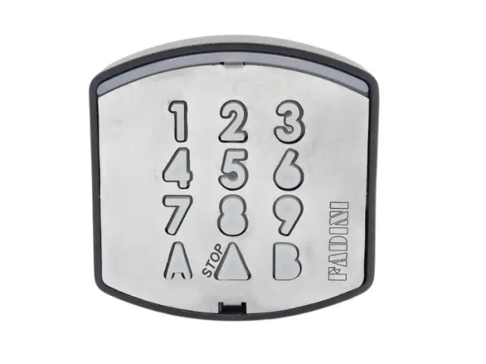 Koop Online Tastiera digitale da parete ZERO.DGT Fadini 146L r r r Tastiera digitale con collegamento via cavo, da parete r r r
MASSIMA SICUREZZA r r r Scocca in lega metallica verniciata a polvere ed elevata resistenza agli agenti atmosferici. r Ingombri e spazi contenuti sporgenza minima di 21 mm dal muro nella versione da incasso. r Mascherina di protezione in acciaio inox AISI 304 satinato. Il funzionamento avviene per mezzo di una combinazione numerica da 1 a 6 cifre. r Linea completa di colonnine e supporti per il fissaggio. r r r
RETROILLUMINAZIONE A LED r r r Segnalazione visiva di conferma combinazione led verde per combinazione cifrata corretta oppure led rosso per procedura errata. r Segnale acustico alla pressione di un singolo tasto. r Funzioni temporizzate e bistabili e pulsante di stop. r r r
DATI TECNICI r r r Tensione di alimentazione (Vac /dc) 12 /24 r Assorbimento tastiera max (mA) 25 r Assorbimento relè a riposo (mA) 4 r Assorbimento relè attivato (mA) 27 r Temperatura di esercizio (°C) -20 ÷ +80 r Canali (NA) 2 r Canali (NC) 1 r Distanza di comunicazione (m) max 100 r Contatto di uscita (A /Vac, VA) 1 /125, 60 r Grado di protezione tastiera IP 54 r r r r
", "sku" "09770805", "brand" { "@type" "Thing", "name" "FADINI " }, "offers" { "@type" "Offer", "priceCurrency" "EUR", "price" "62.35", "itemCondition" "http //schema.org/NewCondition", "availability" "http //schema.org/InStock", "url" "https //www.toolshopitalia.it/shop/cancelli-automatici/tastiera-digitale-da-parete-zero-dgt-fadini-146l", "seller" { "@type" "Organization", "name" "ToolShop Italia - Ferramenta Online" } }
}