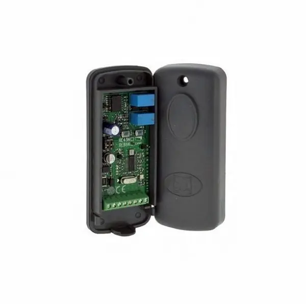 CAME 001RE432M - scheda ricevente bicanale da esterno r r r Completa di scheda Memory Roll per la copia di sicurezza dei codici memorizzati. r Compatibile con tutti i codici dei trasmetti-tori CAME delle serie TOP, TAM, TWIN (solo TW2EE /TW4EE) e ATOMO r L‘uscita OUT1 funziona SOLAMENTE in moda-lità MONOSTABILE. r L‘uscita OUT2 può funzionare in modalità MONOSTABILE e BISTABILE. r a Tasto memorizzazione codice per canale 1 (OUT1); r b Tasto memorizzazione codice per canale 2 (OUT2); r c Tasto cancellazione totale memoria o selezione tipo trasmettitore (tutti,solo ATO-MO, solo TW2EE /TW4EE)d LED segnalazione; r e Connettore innesto scheda Memory Roll; r f DIP selezione alimentazione /tipo comando OUT2; r g Morsettiera collegamenti; r h Scheda Memory Roll per archivio dati. Nel normale funzionamento è da tenere scollegata r r
", "sku" "00424547", "brand" { "@type" "Thing", "name" "CAME" }, "offers" { "@type" "Offer", "priceCurrency" "EUR", "price" "83.40", "itemCondition" "http //schema.org/NewCondition", "availability" "http //schema.org/InStock", "url" "https //www.toolshopitalia.it/shop/apricancello-automatici/scheda-ricevente-bicanale-da-esterno-came-001re432m", "seller" { "@type" "Organization", "name" "ToolShop Italia - Ferramenta Online" } }
} Koopje