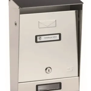 Lage Kosten Cassetta postale Silmec 10-001 in acciaio inox satinato con tetto apribile r r r Cassetta posta tradizionale con tetto parapioggia r Interamente realizzata in acciaio inox 18 /10 satinato r Serratura a cilindro con due chiavi numerate. r Spioncino e portanome intercambiabili, in materiale plastico. r r r
DATI TECNICI r r r Costruita in acciaio inox satinato r Impostazione frontale e dall‘alto r Apertura imbucalettere 170 x 27 mm r Dimensioni L 220mm x H 325mm x P 75 /110mm r r r r r r
", "sku" "00153263", "brand" { "@type" "Thing", "name" "SILMEC" }, "aggregateRating" { "@type" "AggregateRating", "ratingValue" "5.00", "reviewCount" "1" }, "offers" { "@type" "Offer", "priceCurrency" "EUR", "price" "43.35", "itemCondition" "http //schema.org/NewCondition", "availability" "http //schema.org/InStock", "url" "https //www.toolshopitalia.it/shop/cassette-postali/cassetta-postale-silmec-10-001-in-acciaio-inox-con-tetto-apribile", "seller" { "@type" "Organization", "name" "ToolShop Italia - Ferramenta Online" } }
}