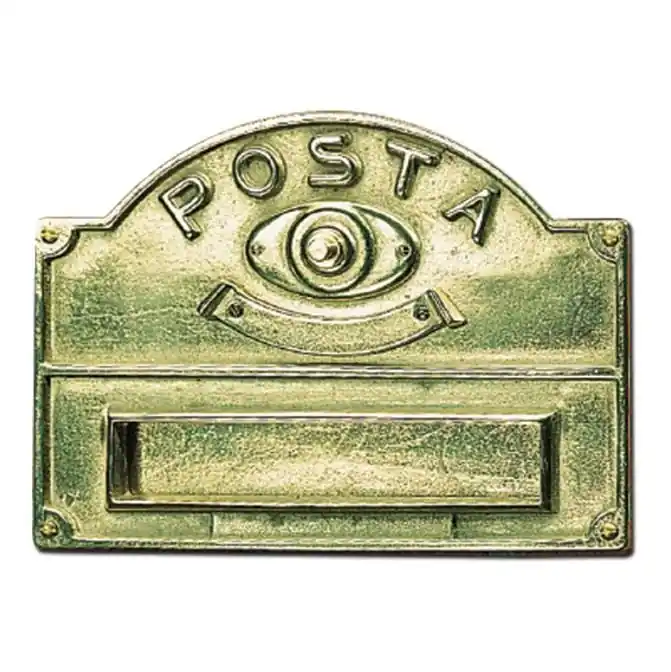 Rechtstreeks Van De Fabrikant Placca buca per lettere Alubox A4 Serie Antica in ottone con pulsante campanello r r
Eleganti e raffinate le cassette postali della "SERIE ANTICA OTTONE", rispondono alla richiesta di un cliente esigente che vuole dare all‘estetica della cassetta postale una certa importanza. r r r disponibili nelle varianti di colore ottone lucido, ottone verniciato ghisa. r r r
Dimensioni r r r Larghezza 34,00 cm. r Altezza 24,50 cm. r Profondità 0,00 cm. r r
", "sku" "00263382", "brand" { "@type" "Thing", "name" "ALUBOX" }, "offers" { "@type" "Offer", "priceCurrency" "EUR", "price" "138.50", "itemCondition" "http //schema.org/NewCondition", "availability" "http //schema.org/InStock", "url" "https //www.toolshopitalia.it/shop/placca-bucalettere-ottone-alubox-a4-colore-ottone-lucido", "seller" { "@type" "Organization", "name" "ToolShop Italia - Ferramenta Online" } }
}