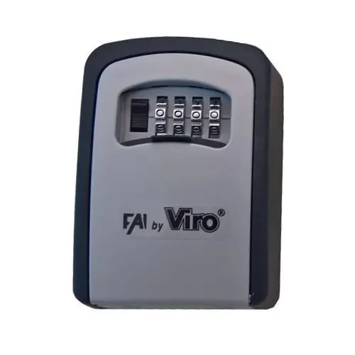 Cassettina di sicurezza portachiavi con combinazione VIRO 4259 r r r r Cassetta portachiavi verniciata, per conservare chiavi in prossimità del luogo di utilizzo, all‘esterno di una proprietà etc. r r Ideale per ingressi di emergenze di aree industriali, per una consegna o un deposito delle chiavi di case vacanza (senza la necessità del proprietario sul luogo, per la conservazione in sicurezza delle seconde chiavi di auto all‘interno di garage, etc. r Chiusura a combinazione (n.4 combinatori) e levetta per l‘apertura. r Dimensioni 86x40x120 mm r Diametro fori per fissaggio a muro 5,5 mm. r Colore nero /grigio r r r
in dotazione r r r viteria di montaggio r r
", "sku" "09756717", "brand" { "@type" "Thing", "name" "VIRO" }, "offers" { "@type" "Offer", "priceCurrency" "EUR", "price" "29.10", "itemCondition" "http //schema.org/NewCondition", "availability" "http //schema.org/InStock", "url" "https //www.toolshopitalia.it/shop/casseforti/cassetta-sicurezza-portachiavi-con-combinazione-viro-4259", "seller" { "@type" "Organization", "name" "ToolShop Italia - Ferramenta Online" } }
} Rechtstreeks Van De Fabrikant
