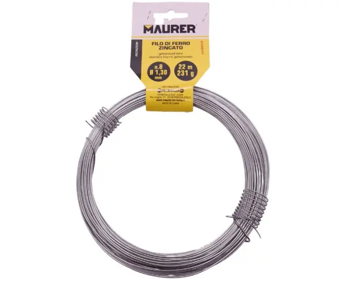 Filo di ferro zincato in rotolo da 22m gr 231 ø mm 1,3 Koop Online