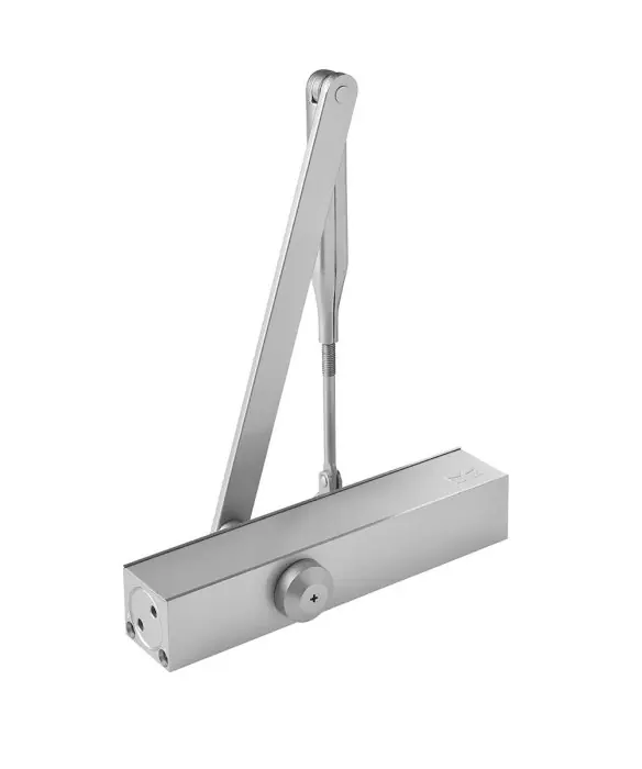 Beste Prijs Chiudiporta aereo DORMA TS 79 con braccio e fermo di arresto - - argento