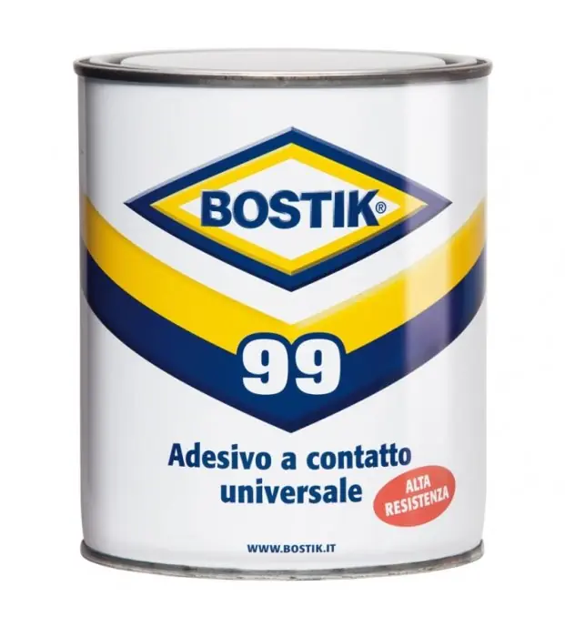 Express Levering Bostik 99 adesivo ad alta resistenza al calore in latta da 850 ml r r
Campi di applicazione r
Ideale per materiali in tensione o curvi che non possono essere serrati né pressati. Le superfici da incollare devono essere completamente combacianti. Particolarmente adatto per l‘incollaggio e il fissaggio di pannelli di rivestimento in metallo e in materiali sintetici rigidi (HPL, Formica®, Duropal, Resopal), impiallacciato, pannello di fibre e compensato, ad esempio su legno, compensato, pannelli truciolari o MDF. Idoneo anche per l‘incollaggio di materiali flessibili isolanti e schiume, sughero, cuoio e gomma. r
Non indicato per schiuma di polistirolo (poliuretano e polistirolo espanso), polietilene (PE), polipropilene (PP) e PTFE. r r
Proprietà r r r Elastico r Ottima resistenza ad alte temperature fino a +90° r Privo di aromi (privo di toluene) r Fluido r Facilmente spalmabile r Universale r A presa istantanea r Resistente all‘umidità r Resistente alle sostanze chimiche r r r
Preparazione r
Condizioni di utilizzo Da utilizzare esclusivamente a temperatura tra +15°C e +25°C con umidità atmosferica relativa massima del 65%. Per evitare la formazione di bolle dovute alla condensa, la temperatura della colla e del materiale da incollare deve essere almeno uguale alla temperatura ambiente, preferibilmente tra +18°C e +20°C. Non mettere mai in corrente le superfici spalmate. r r
Trattamento preliminare delle superfici r r r Le superfici da incollare devono essere asciutte e non devono presentare tracce di polvere e grasso. Fare aderire bene le superfici. r r r
Utensili r r r Spatola a denti fini (1 mm), pennello, martello di gomma, rullo di pressione o pressa. r r r
Applicazioni r r r Utilizzo 2-2,5 m² /litro, steso su entrambi i lati, in base al tipo di materiale da incollare. r r
", "sku" "09681170", "brand" { "@type" "Thing", "name" "BOSTIK" }, "offers" { "@type" "Offer", "priceCurrency" "EUR", "price" "19.80", "itemCondition" "http //schema.org/NewCondition", "availability" "http //schema.org/InStock", "url" "https //www.toolshopitalia.it/shop/collanti-nastri-stucco/bostik-99-colla-adesivo-resistente-al-calore-850-ml", "seller" { "@type" "Organization", "name" "ToolShop Italia - Ferramenta Online" } }
}
