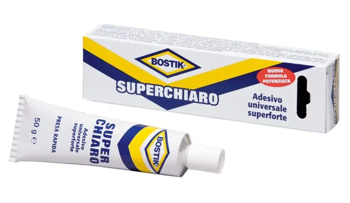 Betaalbaar Bostik Superchiaro colla a presa rapida in tubetto da 50 gr r r r Adesivo universale a contatto superforte. Ideale per gomma, cuoio, feltro, laminati, moquettes e sughero, a se stessi o su supporti diversi. r Rapido e forte. Facile da applicare. r Buona resistenza alla temperatura. r Resiste ad acqua, umidità e calore. r r r
Campi di applicazione r r r Incolla pannelli di rivestimento in plastica (ad esempio in Formica®), impiallacciato, pannelli, bordi in plastica, gomma, cuoio, linoleum, sughero, tessuti o schiuma di polietere sia da soli sia su legno, truciolato, calcestruzzo e metallo. r Molto adatto anche per l‘incollaggio di margini delle scale, ghiere o feltrini sotto i mobili. r Indicato anche per riparazioni, ad esempio, di scarpe, borse, giocattoli o per realizzare lavoretti di fai-da-te. r Non indicato per schiuma di polistirolo (poliuretano e polistirolo espanso), polietilene (PE), polipropilene (PP) e PTFE. r r r
Proprietà r r r A presa rapida r Super forte r Mantiene l‘elasticità r Adatto per materiali in tensione r Universale r Fluido r Resistente a umidità e gelo r r
", "sku" "09682023", "brand" { "@type" "Thing", "name" "BOSTIK" }, "offers" { "@type" "Offer", "priceCurrency" "EUR", "price" "3.45", "itemCondition" "http //schema.org/NewCondition", "availability" "http //schema.org/InStock", "url" "https //www.toolshopitalia.it/shop/collanti-nastri-stucco/bostik-superchiaro-colla-rapida-universale-in-tubetto-gr-50", "seller" { "@type" "Organization", "name" "ToolShop Italia - Ferramenta Online" } }
}
