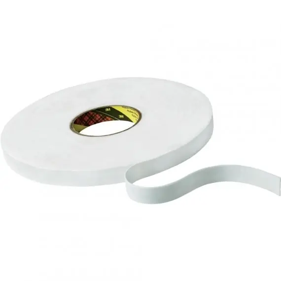 Gecertificeerd Nastro biadesivo in schiuma 3M 9508W mm 19 x 66m - spessore 0,8 mm r r r Nastro in schiuma polietilenica a celle chiuse, di colore bianco, spessore 0,8mm, con adesivo acrilico r Incolla e unisce un elevato numero di materiali r Tra le applicazioni previste sono incluse il montaggio di display, stemmi leggeri, targhe e così via. r 9508W - 19 mm - LUNGHEZZA 66 m - SPESSORE 0,8 mm - DENSITÀ 90 Kg /m3 - COLORE SCHIUMA BIANCO - Adesivo acrilico r r r
Tale adesivo acrilico offre una buona aderenza iniziale e un‘adesione su una vasta gamma di superfici. r r
Applicazioni suggerite r
Utilizzabile per l‘assemblaggio di insegne (POS), stemmi leggeri, targhe e per altre applicazioni r
", "sku" "09720619", "brand" { "@type" "Thing", "name" "3M" }, "offers" { "@type" "Offer", "priceCurrency" "EUR", "price" "33.40", "itemCondition" "http //schema.org/NewCondition", "availability" "http //schema.org/InStock", "url" "https //www.toolshopitalia.it/shop/collanti-nastri-stucco/nastro-biadesivo-in-schiuma-3m-9508w-mm19-x-66m", "seller" { "@type" "Organization", "name" "ToolShop Italia - Ferramenta Online" } }
}