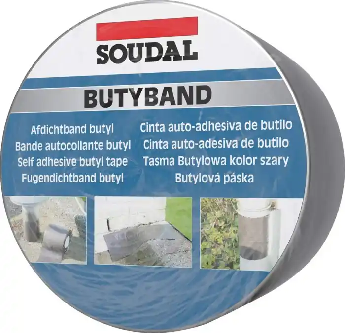 Nastro butilico autoadesivo Soudal Butyband colore alluminio in rotolo da 10m r r r Butyband è un nastro a base di gomma butilica, pronto all‘uso, autoadesivo, elastoplastico e sigillante. r Eccellente adesione su tutte le superfici anche se applicata a basse temperature. r Disponibile in rotoli da 10 mt in varie altezze. r Spessore 0,8 mm r Larghezze disponibili mm 50 - 75 - 100 r r r
Caratteristiche r r r Adesione rapida ed eccellente su molte superfici r Impermeabile r Colore alluminio r Flessibile anche a freddo r Resistente ai raggi UV e agli agenti atmosferici r Autoadesivo r A tenuta di vapore r r r
Applicazione r r r Sigillatura attorno a camini, prese d‘aria, lucernari, davanzali e porte scorrevoli. Nastro sigillante e riparatore universale. r r r
Istruzioni r r r Tagliare Butyltape alla lunghezza desiderata. r Rimuovere la carta protettiva e applicare il nastro sulla superficie preparata. r Premere con decisione o utilizzare un rullo a pressione per garantire una perfetta tenuta e pieghe uniformi. r Assicurarsi che vi sia una sovrapposizione di almeno 5 cm se più strisce di Butyband sono incollate una accanto all‘altra r r
", "sku" "09780224", "brand" { "@type" "Thing", "name" "SOUDAL" }, "offers" { "@type" "Offer", "priceCurrency" "EUR", "price" "9.90", "itemCondition" "http //schema.org/NewCondition", "availability" "http //schema.org/InStock", "url" "https //www.toolshopitalia.it/shop/nastro-butilico-autoadesivo-soudal-butyband-in-rotolo-10m-l-mm-50", "seller" { "@type" "Organization", "name" "ToolShop Italia - Ferramenta Online" } }
} Nu Kopen