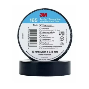 Nastro isolante in PVC 3M TEMFLEX 165 (15 mm x 10m) - - nero Betrouwbaar