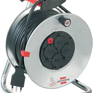Premium Avvolgicavo elettrico prolunga Brennenstuhl 230V 16A IP20 25m cavo 3x1,5 mm²