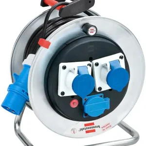 Aanbieding Avvolgicavo elettrico Brennenstuhl 230V 16A 3 prese CEE IP44 33m 3x2,5mm²