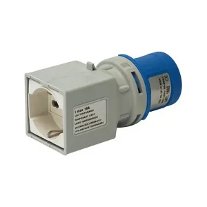 Adattatore spina 3 poli 16A/230V IP44 + Presa IT10/16A + schuko Beste Prijs