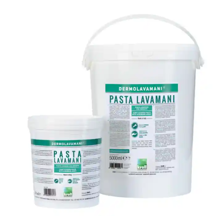 Secchiello da 5 litri pasta lavamani Dermolavamani KROLL r r
Pasta Lavamani con Abrasivi r r r Pasta Lavamani è indicata nel caso di sporchi molto resistenti. r Deterge le mani a fondo grazie alla sua formulazione con tensioattivi e abrasivi di origine naturale vegetale da fonti rinnovabili. r Lascia le mani morbide e piacevolmente profumate. r r r
Modalità d’uso applicare il prodotto sulle mani asciutte, strofinare aggiungendo gradualmente acqua fino a sciogliere tutto lo sporco. Sciacquare bene ed asciugare. r r r Avvertenze non utilizzare il prodotto su parti delicate (viso, zona ascellare, parti intime). r Tenere lontano dalla portata dei bambini. Evitare il contatto con gli occhi. r r
", "sku" "00141895", "brand" { "@type" "Thing", "name" "KROLL" }, "aggregateRating" { "@type" "AggregateRating", "ratingValue" "5.00", "reviewCount" "2" }, "offers" { "@type" "Offer", "priceCurrency" "EUR", "price" "10.35", "itemCondition" "http //schema.org/NewCondition", "availability" "http //schema.org/InStock", "url" "https //www.toolshopitalia.it/shop/detergenti-igienizzanti/pasta-lavamani-abrasiva-kroll-dermolavamani-in-secchiello-5-lt", "seller" { "@type" "Organization", "name" "ToolShop Italia - Ferramenta Online" } }
} Koop Online