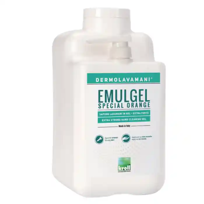Koop Online Sapone lavamani in gel extra forte Kroll Emulgel Orange con dosatore da 5 litri r r r Emulgel Special Orange è un sapone lavamani extra-forte in gel ad alto potere pulente, studiato per la rimozione dalle mani degli sporchi più resistenti. r E’ arricchito con i principi attivi degli agrumi e con tensioattivi di origine vegetale da fonti rinnovabili. r È consigliato in tutti i settori industriali e meccanici in cui sia necessaria un’azione detergente intensa e rapida. r Lascia le mani morbide e profumate. r r r
Modalità d’uso applicare il prodotto sulle mani asciutte, strofinare aggiungendo gradualmente acqua fino a sciogliere tutto lo sporco. Sciacquare bene ed asciugare. r r r Avvertenze non utilizzare il prodotto su parti delicate (viso, zona ascellare, parti intime). r Tenere lontano dalla portata dei bambini. Evitare il contatto con gli occhi. r r
", "sku" "00239929", "brand" { "@type" "Thing", "name" "KROLL" }, "offers" { "@type" "Offer", "priceCurrency" "EUR", "price" "31.25", "itemCondition" "http //schema.org/NewCondition", "availability" "http //schema.org/InStock", "url" "https //www.toolshopitalia.it/shop/detergenti-igienizzanti/sapone-lavamani-in-gel-extra-forte-kroll-emulgel-5-litri", "seller" { "@type" "Organization", "name" "ToolShop Italia - Ferramenta Online" } }
}