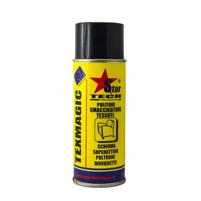 Bestseller Pulitore smacchiatore specifico per tessuti auto, sedili, moquette TEXMAGIC 400ml r r r Pulitore specifico per la pulizia di interni in tessuto di auto, sedili, moquette e rivestimenti. r La sua schiuma attiva penetra in profondità, ammorbidisce lo sporco e lo rimuove con facilità, restituendo i colori originali. r Asciuga rapidamente e lascia un gradevole profumo di pulito. r Indicato per la pulizia di divani, poltrone, tessuti di arredo, tappeti di hotel, settore nautico, sale di attesa , etc. r Non lascia aloni. r r
", "sku" "09795464", "brand" { "@type" "Thing", "name" "STARTECH" }, "offers" { "@type" "Offer", "priceCurrency" "EUR", "price" "3.80", "itemCondition" "http //schema.org/NewCondition", "availability" "http //schema.org/InStock", "url" "https //www.toolshopitalia.it/shop/detergenti-igienizzanti/pulitore-smacchiatore-specifico-per-tessuti-auto-sedili-moquette-texmagic-400ml", "seller" { "@type" "Organization", "name" "ToolShop Italia - Ferramenta Online" } }
}