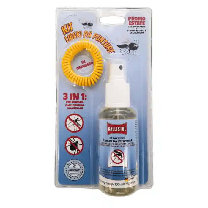 Superprijs Ballistol spray 3 in 1 antizanzare e punture insetti 100ml