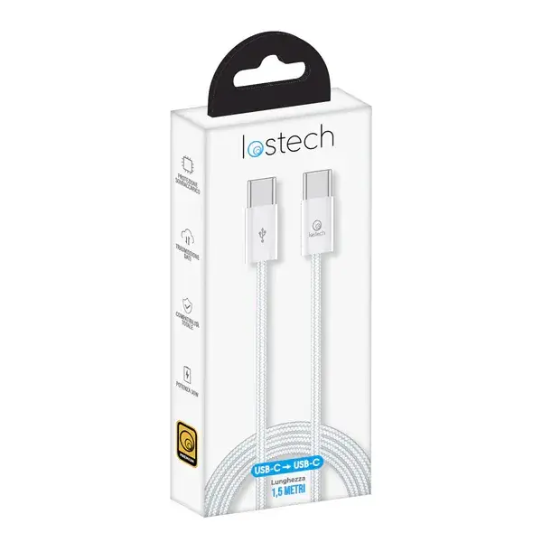 Cavo USB-C / USB-C 60W ricarica rapida bianco Premium Lostech NB02TW 1,5m r r
RICARICA RAPIDA FINO A 60W r r r Protezione anti-sovraccarico r Trasmissione dati veloce r Compatibilità totale r Supporto fino a 60W r r r
Specifiche del cavo r r r Lunghezza 1,5 m r Materiale metallo+nylon r Connettore ingresso e uscita USB-C r r
", "sku" "09807006", "brand" { "@type" "Thing", "name" "LOSTECH" }, "offers" { "@type" "Offer", "priceCurrency" "EUR", "price" "9.95", "itemCondition" "http //schema.org/NewCondition", "availability" "http //schema.org/OutOfStock", "url" "https //www.toolshopitalia.it/shop/elettricita-elettronica/cavo-usb-c-usb-c-ricarica-rapida-60w-bianco-premium-lostech-ls-nb02tw-1-5m", "seller" { "@type" "Organization", "name" "ToolShop Italia - Ferramenta Online" } }
} Shop Nu