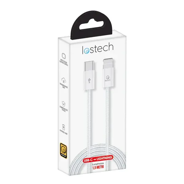 Merkproduct Cavo USB C / Lightning Apple iPhone ricarica rapida 30W bianco Premium Lostech LS-NB01LW r r
RICARICA RAPIDA FINO A 30W r r r Protezione anti-sovraccarico r Trasmissione dati veloce r Compatibilità totale r Supporto fino a 30W r r r
Specifiche del cavo r r r Lunghezza 1,5 m r Materiale metallo+nylon r Connettore ingresso USB-C / uscita LIGHTNING r r
", "sku" "09807013", "brand" { "@type" "Thing", "name" "LOSTECH" }, "offers" { "@type" "Offer", "priceCurrency" "EUR", "price" "9.95", "itemCondition" "http //schema.org/NewCondition", "availability" "http //schema.org/InStock", "url" "https //www.toolshopitalia.it/shop/elettricita-elettronica/cavo-usb-c-lightning-apple-iphone-ricarica-rapida-30w-bianco-premium-lostech-ls-nb01lw", "seller" { "@type" "Organization", "name" "ToolShop Italia - Ferramenta Online" } }
}