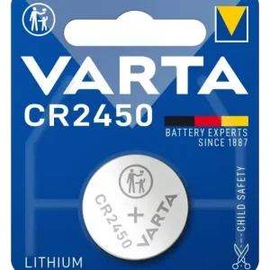 Batteria a bottone 3V - Varta CR2450 Lithium (1 pezzo) r r r Confezione blister 1 pezzo. r Tipo di batteria adatta per un‘ampia gamma di telecomandi, lettori di libri, attrezzature per il fitness, dispositivi medici, macchine fotografiche, orologi, calcolatrici elettroniche e molto altro. r Composizione chimica Litio. r r
", "sku" "09774582", "brand" { "@type" "Thing", "name" "VARTA" }, "offers" { "@type" "Offer", "priceCurrency" "EUR", "price" "2.90", "itemCondition" "http //schema.org/NewCondition", "availability" "http //schema.org/InStock", "url" "https //www.toolshopitalia.it/shop/pile-batterie/batteria-a-bottone-3v-varta-cr2450-lithium-1-pezzo", "seller" { "@type" "Organization", "name" "ToolShop Italia - Ferramenta Online" } }
} Bestseller