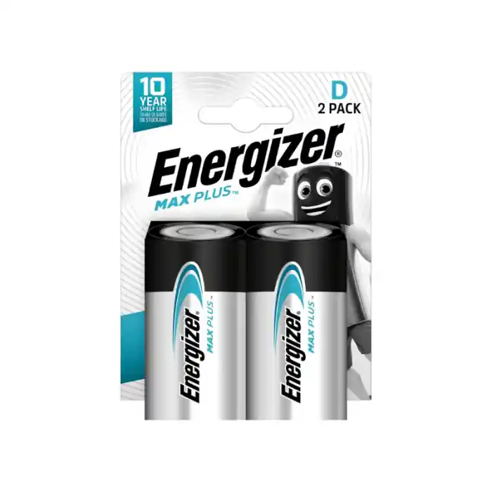 Bestel Nu ENERGIZER MAX PLUS D LR20 - 2 batterie Torcia alcaline 1,5V