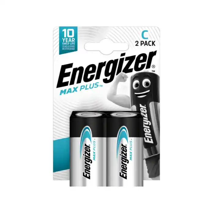 ENERGIZER MAX PLUS C LR14 - 2 batterie Mezza Torcia alcaline 1,5V Goedkoop