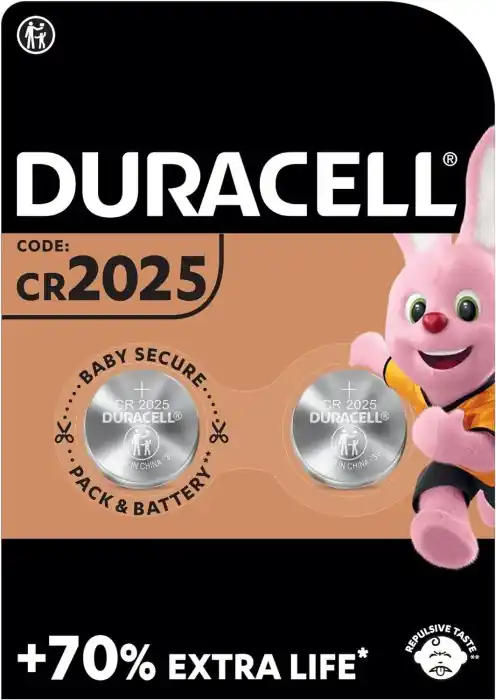 Batteria a bottone Duracell CR2025 litio (2 pezzi) r r r Tecnologia Baby Secure per scoraggiarne l‘ingestione da parte di neonati e bambini, il retro della batteria è ricoperta di Bitrex®, una sotanza amarissima e disgustosa, non tossica. r Le batterie Duracell Specialistiche a moneta al litio 2025 sono prodotte con litio ad alta purezza per offrire ai tuoi dispositivi fino al 70% di energia in più* (*rispetto alla durata media minima nel test di rendimento secondo lo standard IEC per le batterie a moneta al litio 2025. r I risultati possono variare in base al dispositivo e alle modalità di utilizzo). Garantiscono fino a 10 anni di durata se correttamente conservate nella confezione, così avrai la sicurezza di avere le tue batterie pronte all‘uso quando ne avrai bisogno. r Per una maggiore sicurezza dei bambini e per proteggerli dal rischio di ingestione, Duracell ha sviluppato la Tecnologia Baby Secure, ricoprendo il lato posteriore della batteria con uno strato dal sapore disgustoso, e progettando una confezione "a prova di bambino", con doppio imballo rinforzato impossibile da aprire a mani nude, senza forbici. r Sono adatte ad essere utilizzate in chiavi per auto, piccoli telecomandi, bilance, accessori, sensori, dispositivi medici (glucometri, termometri digitali), dispositivi sportivi (monitor per frequenza cardiaca, accessori per biciclette). r r
", "sku" "09791404", "brand" { "@type" "Thing", "name" "DURACELL" }, "offers" { "@type" "Offer", "priceCurrency" "EUR", "price" "2.80", "itemCondition" "http //schema.org/NewCondition", "availability" "http //schema.org/InStock", "url" "https //www.toolshopitalia.it/shop/pile-batterie/batteria-a-bottone-duracell-cr2025-litio-baby-secure-2-pezzi", "seller" { "@type" "Organization", "name" "ToolShop Italia - Ferramenta Online" } }
} Fabrieksprijs