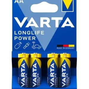 Batterie pile Varta AA 4906, LR6 MN1500, STILO Longlife Power 1,5V (4 pack) r r r Le batterie di qualità offrono la stessa quantità di energia con prestazioni più durature nel tempo r Resistenza pluriennale, tenuta stagna, durature e certificate secondo gli standard internazionali DIN EN ISO 9001 2008 e DIN EN ISO 1 4001 2005 r Per dispositivi dal consumo energetico ottimo come giocattoli telecomandati, radio, lettori CD, megafoni, torce, apparecchi medici, apparecchi elettronici, robot, videocamere, altoparlanti, lampade r Adatte a lampade da campeggio, luci ausiliari e di emergenza, radioregistratori, impianti di allarme e altre applicazioni di uso quotidiano r r
", "sku" "09686403", "brand" { "@type" "Thing", "name" "VARTA" }, "offers" { "@type" "Offer", "priceCurrency" "EUR", "price" "2.35", "itemCondition" "http //schema.org/NewCondition", "availability" "http //schema.org/InStock", "url" "https //www.toolshopitalia.it/shop/pile-batterie/batterie-pile-aa-varta-4906-mn1500-lr6-stilo-longlife-power-1-5v-4-pack", "seller" { "@type" "Organization", "name" "ToolShop Italia - Ferramenta Online" } }
} Voordeelprijs