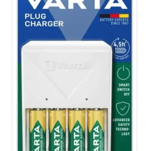 Beperkt Aanbod Caricabatterie VARTA PLUG CHARGER con 4 batterie ricaricabili NiMH AA 2100 mAh r r r Caricabatterie a 4 slot per batterie ricaricabili NiMH con spina UE e tensione globale per l‘uso in tutto il mondo (100-240 V) r Carica 2 o 4 accumulatori AA o AAA NiMH tempo di ricarica di 4,5 ore sulla base di 4 x AA 1600 mAh r Tecnologia di sicurezza avanzata per evitare il sovraccarico per migliori risultati di caricamento r Caricatore compatto e pratico di colore bianco moderno con LED verdi per l‘indicazione di ricarica. r VARTA Plug Charger incluso 4 x AA 2100 mAh r Fornito con 4 batterie ricaricabili AA già in confezione. r r
", "sku" "09691223", "brand" { "@type" "Thing", "name" "VARTA" }, "offers" { "@type" "Offer", "priceCurrency" "EUR", "price" "75.50", "itemCondition" "http //schema.org/NewCondition", "availability" "http //schema.org/InStock", "url" "https //www.toolshopitalia.it/shop/pile-batterie/caricabatterie-varta-plug-charger-con-4-batterie-ricaricabili-nimh-aa-2100-mah", "seller" { "@type" "Organization", "name" "ToolShop Italia - Ferramenta Online" } }
}