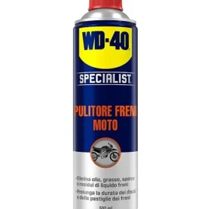 Pulitore detergente freni moto WD-40 Specialist 500ml r r r Questo prodotto è stato ideato per eliminare la polvere, i residui di liquido, lo sporco e l’olio dai freni e dalla leva frizione. r La sua formula ad azione rapida asciuga in pochi minuti senza lasciare residui, contribuendo a prolungare la durata dei vostri freni. r r r
Vantaggi del Prodotto r r r Asciuga rapidamente r Prolunga la durata dei dischi e delle pastiglie dei freni r Riduce i cigolii r r r
Raccomandato Per r r r Freni a disco r Pinze r Comandi di frizione r r
", "sku" "09704435", "brand" { "@type" "Thing", "name" "WD-40" }, "aggregateRating" { "@type" "AggregateRating", "ratingValue" "5.00", "reviewCount" "2" }, "offers" { "@type" "Offer", "priceCurrency" "EUR", "price" "10.20", "itemCondition" "http //schema.org/NewCondition", "availability" "http //schema.org/InStock", "url" "https //www.toolshopitalia.it/shop/lubrificanti-e-detergenti/pulitore-detergente-freni-moto-wd-40-specialist-500-ml", "seller" { "@type" "Organization", "name" "ToolShop Italia - Ferramenta Online" } }
} Uitverkoop