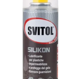 Shop Nu Svitol Easy Silikon lubrificante al silicone 200ml r r r Lubrificante e impermeabilizzante al silicone, incolore, protettivo e antiadesivo anche per plastica e gomma. r Svitol Easy Silikon è il prodotto ideale per lubrificare e proteggere cinghie e guarnizioni in gomma, circuiti elettrici, plastiche e accoppiamenti plastica metallo. r LUBRIFICANTE Adatto anche per impieghi all’aperto, resistente al dilavamento. Mantiene la sua funzionalità in un’ampia gamma di temperature (-40°C + 260°C). Inalterabile e inerte. r PROTETTIVO Impedisce l’invecchiamento di guarnizioni, parti in gomma, plastica e similpelle. Ostacola l’ossidazione dei metalli. Protegge dal gelo serrature e altri meccanismi. Protegge gli impianti elettrici dall’umidità e dalla corrosione. r IMPERMEABILIZZANTE Rende idrorepellenti i materiali su cui viene applicato quali tende da campeggio, scarponi in cuoio, zaini, attrezzature sportive. r ANTIADESIVO Ideale come distaccante stampi. r La valvola a 360° consente l’erogazione del prodotto in tutte le posizioni anche con valvola capovolta. r Si raccomanda di nebulizzare il prodotto da una distanza di 30 /40 cm in modo da formare un film sottile ed omogeneo. r Effettuare preventivamente una prova di compatibilità sul materiale da trattare. r Quando usato come impermeabilizzante, non utilizzare la cannuccia. r r
", "sku" "09724082", "brand" { "@type" "Thing", "name" "SVITOL" }, "aggregateRating" { "@type" "AggregateRating", "ratingValue" "5.00", "reviewCount" "1" }, "offers" { "@type" "Offer", "priceCurrency" "EUR", "price" "6.40", "itemCondition" "http //schema.org/NewCondition", "availability" "http //schema.org/InStock", "url" "https //www.toolshopitalia.it/shop/lubrificanti-spray-tecnici/svitol-easy-silikon-lubrificante-al-silicone-200ml", "seller" { "@type" "Organization", "name" "ToolShop Italia - Ferramenta Online" } }
}