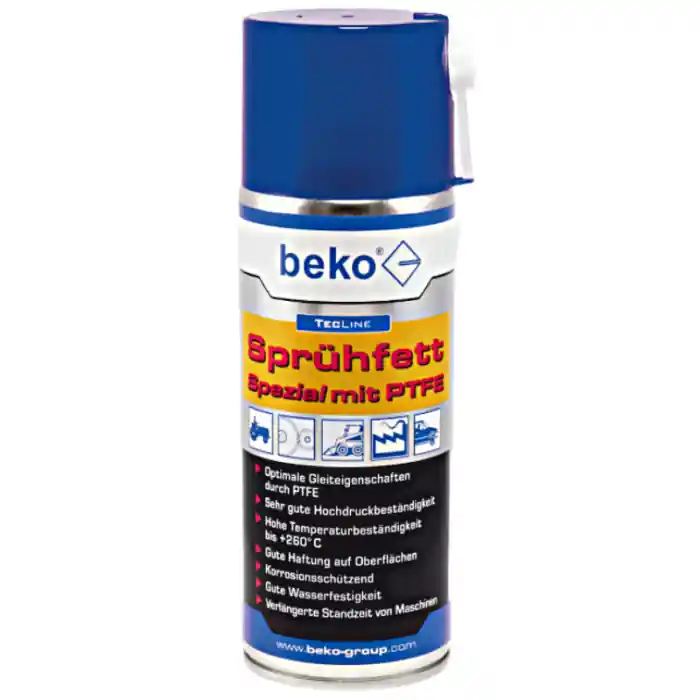 Hoge Kwaliteit Beko TecLine Grasso Speciale spray con PTFE 400 ml r r
Grasso infusibile (senza punto di goccia), ottime proprietà di scorrimento grazie al PTFE, ottima resistenza all‘alta pressione, alta resistenza alla temperatura fino +260° C, buona adesione alle superfici, protegge dalla corrosione, ottima resistenza chimica, Idrorepellente, buona resistenza all’acqua, privo di silicone, aumenta la durata di esercizio dei macchinari, diminuisce costi operativi. r r
Vantaggi di utilizzo r
Utilizzo universale, dosabilità ottimale, per utilizzo interno ed esterno. r r
Campi di applicazione r
Costruzione di macchine, cerniere e guide scorrevoli, cuscinetti a rulli e scivoli con cuscinetti, macchine edili, Manutenzione di camion e automobili, snodi. r r
Dati tecnici r r r Base Olio minerale con addensante inorganico e ulteriori additivi r Densità 0,683 g /cm³ r Odore simile a solventi r Scadenza ca. 2 anni r Conservazione a temperatura ambiente, a secco r Temperatura resistente da -25° C a +220° C (breve tempo +260° C) r Lavorabile da +5° C a max. +40° C r r
", "sku" "09770232", "brand" { "@type" "Thing", "name" "BEKO" }, "offers" { "@type" "Offer", "priceCurrency" "EUR", "price" "11.35", "itemCondition" "http //schema.org/NewCondition", "availability" "http //schema.org/InStock", "url" "https //www.toolshopitalia.it/shop/lubrificanti-spray-tecnici/beko-tecline-grasso-speciale-spray-con-ptfe-400ml", "seller" { "@type" "Organization", "name" "ToolShop Italia - Ferramenta Online" } }
}