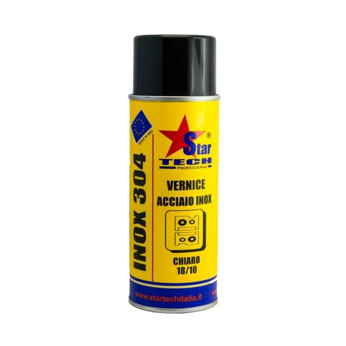 Vernice anticorrosiva spray INOX 304 CHIARO 18 /10 400ml r r r Vernice anticorrosiva a base di acciaio inossidabile (INOX STEEL) r Prodotto destinato alla la protezione dalla corrosione di manufatti in acciaio fortemente esposti all’aggressione del salino, in atmosfere industriali, in ambito petrolchimico. r La presenza di acciaio inox in forma di micro-scaglie, assicura la formazione di uno schermo in acciaio inox fortemente protettivo per anni anche in ambiti proibitivi per i normali smalti e prodotti vernicianti. r r
", "sku" "09667327", "brand" { "@type" "Thing", "name" "STARTECH" }, "offers" { "@type" "Offer", "priceCurrency" "EUR", "price" "6.30", "itemCondition" "http //schema.org/NewCondition", "availability" "http //schema.org/InStock", "url" "https //www.toolshopitalia.it/shop/vernici-pennarelli-e-accessori/vernice-anticorrosiva-spray-inox-304-chiaro-18-10-400ml", "seller" { "@type" "Organization", "name" "ToolShop Italia - Ferramenta Online" } }
} Snelle Levering