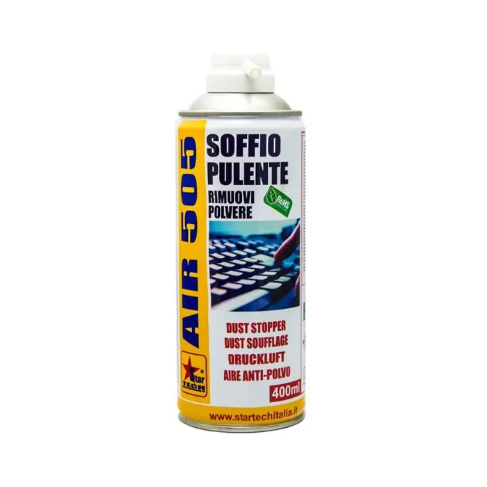 Betaalbaar Aria compressa spray AIR 500 SOFFIO PULENTE 400ml r r r Spray pulitore, genera un potente soffio di gas, che asporta celermente ogni traccia di polvere e sudiciume da apparecchiature delicate quali computer, stampanti, testine di scrittura ad aghi, strumenti ottici, obiettivi fotografici etc. r AIR 505, viene usato mantenendo la bombola in posizione verticale erogando a brevi intervalli sui pezzi da spolverare. r E’ un valido ausilio per l’asciugatura di contatti bagnati o dopo operazioni di pulitura per rimuovere ogni residuo di prodotto pulente, è indispensabile inoltre per rimuovere ogni traccia di polvere da dischi ottici, tastiere, per la pulizia dalla polvere delle ventole di raffreddamento di computer che in breve intrappolano polvere e lanuggine compromettendo il buon funzionamento del computer. r Non usare su apparati in tensione, prima di alimentare l’apparato soffiato attendere qualche istante, cosi da far evaporare eventuali tracce residue di prodotto. r Non scolora, Non macchia, Non svernicia etc. r Totalmente inerte, priva di umidità, ad alta pressione r r
", "sku" "09667280", "brand" { "@type" "Thing", "name" "STARTECH" }, "offers" { "@type" "Offer", "priceCurrency" "EUR", "price" "3.50", "itemCondition" "http //schema.org/NewCondition", "availability" "http //schema.org/InStock", "url" "https //www.toolshopitalia.it/shop/lubrificanti-e-detergenti/aria-compressa-spray-rimuovi-polvere-air-500-soffio-pulente-400ml", "seller" { "@type" "Organization", "name" "ToolShop Italia - Ferramenta Online" } }
}