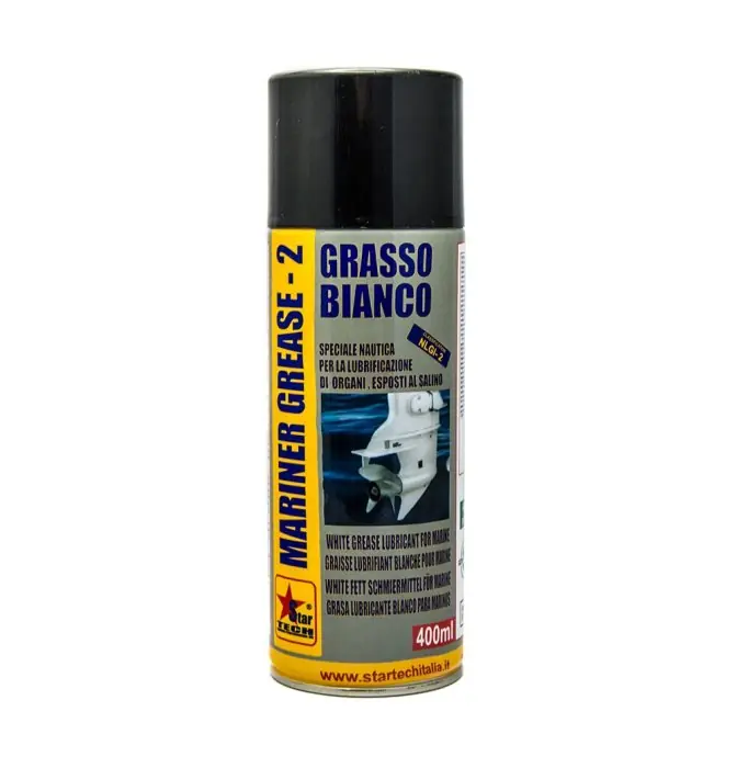 Grasso bianco lubrificante nautico spray MARINER GREASE 400ml Koopje