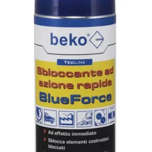 Beko TecLine Sbloccante ad azione rapida BlueForce 400ml r r r Ad effetto immediato, sblocca elementi costruttivi bloccati, allenta raccordi arrugginiti, rimuove lo sporco, dotato di un’eccellente penetrazione anche in spazi ristretti, respinge l’umidità, valvola 360° r r r
Vantaggi di utilizzo r
Ottimo dosaggio, azione rapida, utilizzo universale, privo di acidi, resine e siliconi, elimina il bloccaggio e l’eccessiva usura. r r
Campi di applicazione r
Per allentare sporco e componenti impastate o connessioni arrugginite come dadi, viti, giunti, manicotti, cerniere, parti di macchine, bulloni, ecc. r r
Dati tecnici r r r Base Soluzione idrocarburica alifatica /aromatica con aggiunta di olio lubrificante r Densità 0,688 g /cm³ r Odore simile ad un solvente r Scadenza 3 anni r Conservazione a temperatura ambiente, non oltre +40° C, in luogo asciutto r Lavorabile da -20° C a +140° C r r
", "sku" "09776647", "brand" { "@type" "Thing", "name" "BEKO" }, "offers" { "@type" "Offer", "priceCurrency" "EUR", "price" "7.10", "itemCondition" "http //schema.org/NewCondition", "availability" "http //schema.org/InStock", "url" "https //www.toolshopitalia.it/shop/lubrificanti-spray-tecnici/beko-tecline-sbloccante-ad-azione-rapida-blueforce-400ml", "seller" { "@type" "Organization", "name" "ToolShop Italia - Ferramenta Online" } }
} Favoriet