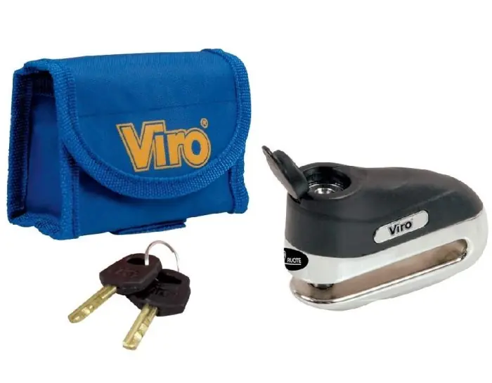 Lucchetto blocca disco moto VIRO STOPPER 153 NEW Veilige Betaling