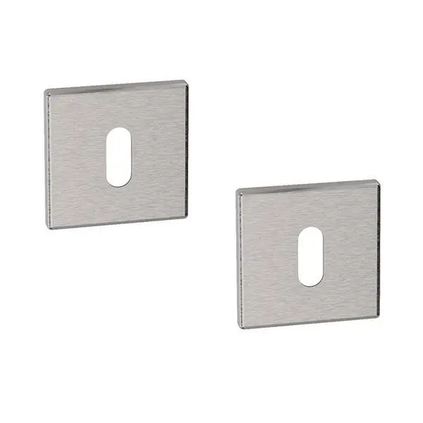 Coppia bocchette quadre foro Patent Reguitti Q08KN acciaio inox Aisi 304 Betaalbaar