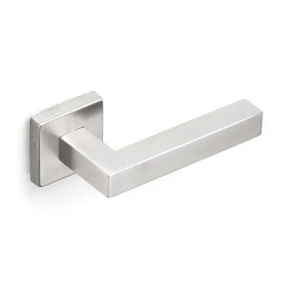 Express Levering Maniglia doppia Comunello HEXT serie BERLINO in acciaio inox 304 rosetta quadra