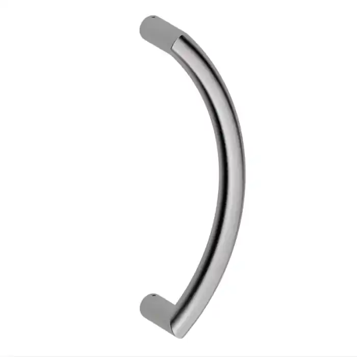 Maniglione curvato mm 382 Reguitti LISBONA ø 30 mm in acciaio inox satinato Goedkoop