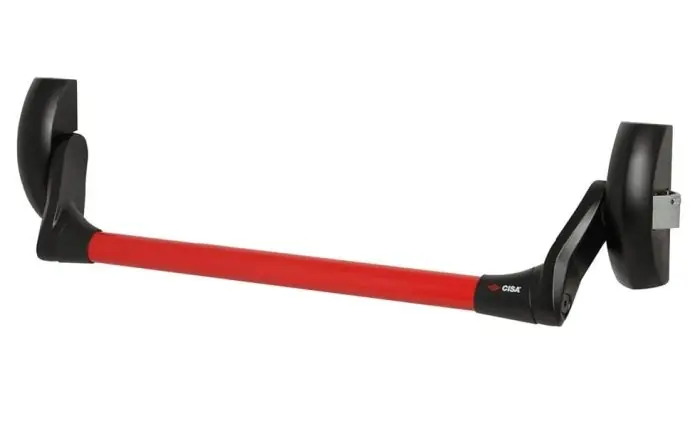 Tijdelijk Beschikbaar Maniglione antipanico Cisa 59001.10.0 Fast Push (barra fornita a parte)