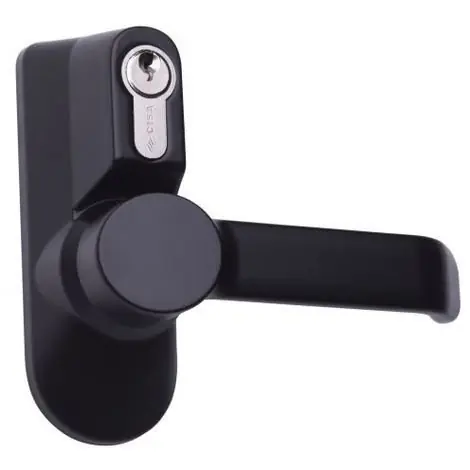 Beperkte Voorraad Comando esterno maniglia per antipanico Cisa 07078.38.0 r r r Comando esterno CISA con cilindro e placca con maniglia ribassata 07078.38.0 (ex 07078.28.0) r Adatto a tutti i modelli CISA Fast-PUSH, Fast-TOUCH, Prestige r Disabilitazione con chiave maniglia e cilindro nichelato r Placca verniciata nero r Reversibile r r r
Per serie /articoli r r r r 59001, 59011, 59016, 59801, 59811, 59816, 59051, 59061, 59066 r r r
", "sku" "09712607", "brand" { "@type" "Thing", "name" "CISA" }, "offers" { "@type" "Offer", "priceCurrency" "EUR", "price" "47.20", "itemCondition" "http //schema.org/NewCondition", "availability" "http //schema.org/InStock", "url" "https //www.toolshopitalia.it/shop/maniglioni-antipanico/maniglia-comando-esterno-antipanico-cisa-07078-38-0", "seller" { "@type" "Organization", "name" "ToolShop Italia - Ferramenta Online" } }
}