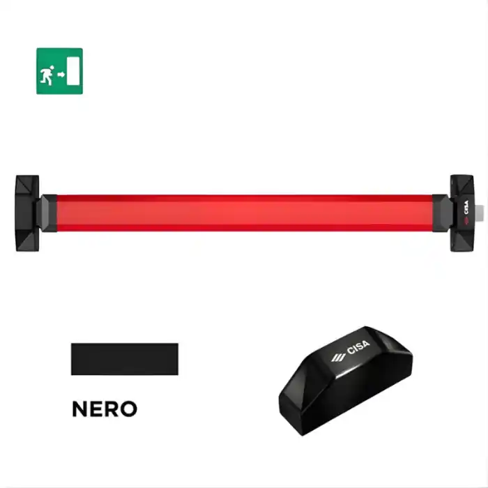 Maniglione antipanico Modulare Touch Cisa ALPHA 05M811 - - nero - mm 1300 Weekendaanbieding