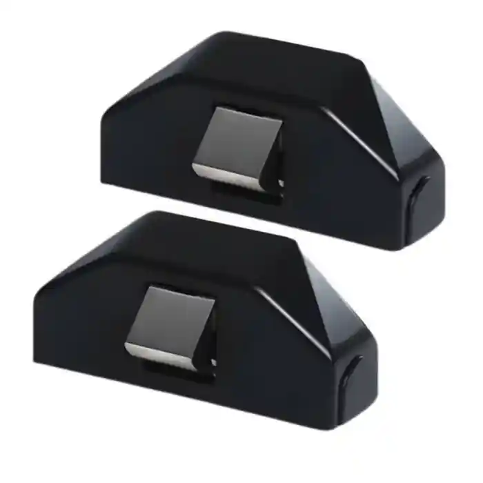 Seizoensaanbieding Coppia scrocchi laterali per maniglione antipanico Cisa ALPHA 07A63.51.0 - - nero