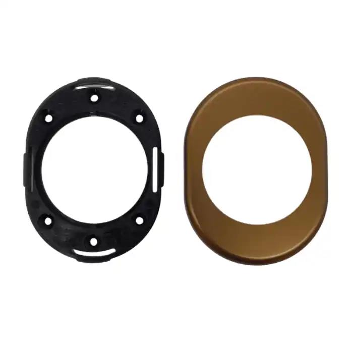 Securemme 4300KF4 Kit piastrina 62x82 mm con foro ø 46 mm Bronzo Direct Beschikbaar