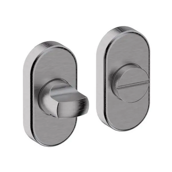 Nottolino WC Reguitti 503NOL09 rosetta ovale acciaio inox satinato Favoriet
