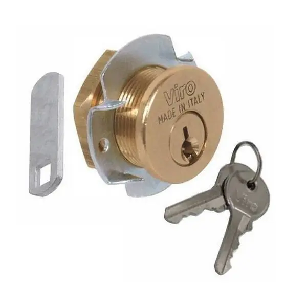 Veilige Betaling VIRO 1054 Serratura universale in ottone ø 20 mm L=26 mm con levetta