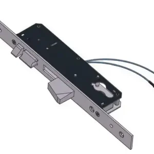 Elettroserratura di sicurezza 12V catenaccio e scrocco Omec 1408 - E mm 25 Must-Have