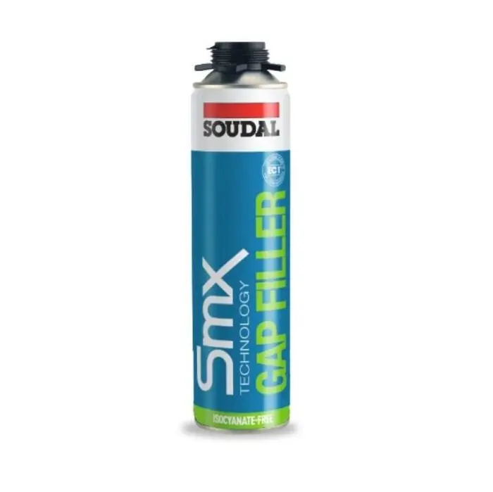 Schiuma poliuretanica Soudal SMX GAP FILLER senza isocianati 500ml r r r Schiuma PU rapida basata su tecnologia Soudal SMX - Sistema ibrido a base acqua. r r r
CARATTERISTICHE r r r Verniciabile r Facile da usare r Base acqua r Senza Isocianati r Elastica dopo l’indurimento r Eccellente isolamento termico ed acustico r Ottima adesione su diverse superfici r Eccellente stabilità (ritiro e post espansione esente) r BOMBOLA DA 500ml r COLORE Bianco /neutro r r r
APPLICAZIONI r r r Installazione e isolamento di telai di porte e finestre r Riempimento di cavità in genere ad uso edilizio /abitativo. r r r
Raccomandazioni su salute e sicurezza r r r Adottare le comuni norme igieniche da laboratorio. r Indossare sempre guanti e occhiali. r Rimuovere meccanicamente la schiuma polimerizzata. r Non bruciare mai. r Consultare la scheda tecnica del materiale e l’etichetta per maggiori informazioni. r Utilizzare solo in aree ben ventilate r r r r r r Proprietà r Valore r r r Base r Polimero SMX a terminazione silanica r r r Tempo formazione pelle r Ca. 7 min (EN 17333-3) r r r Tempo di Taglio r Ca. 35 min (EN 17333-3) r r r Peso specifico r Ca. 37 Kg /m³ r r r Resistenza alle temperature r -40°C a +60°C (polimerizzato) r r r Resa r 500 ml creano ca. 8 L di schiuma (EN 17333-1) r r r Resa del giunto r 500 ml creano ca. 9 m di schiuma (EN 17333-1) r r r Ritiro dopo indurimento r r r r Espansione post indurimento r r r r Espansione durante indurimento r r r r Resistenza alla compressione r Ca. 6kPa r r r Resistenza al taglio r Ca. 26kPa r r r Resistenza alla trazione r Ca. 47 kPa r r r r
", "sku" "09788138", "brand" { "@type" "Thing", "name" "SOUDAL" }, "offers" { "@type" "Offer", "priceCurrency" "EUR", "price" "20.75", "itemCondition" "http //schema.org/NewCondition", "availability" "http //schema.org/InStock", "url" "https //www.toolshopitalia.it/shop/siliconi-sigillanti-e-isolanti/schiuma-poliuretanica-soudal-smx-gap-filler-senza-isocianati-500ml", "seller" { "@type" "Organization", "name" "ToolShop Italia - Ferramenta Online" } }
} Tijdelijk Beschikbaar