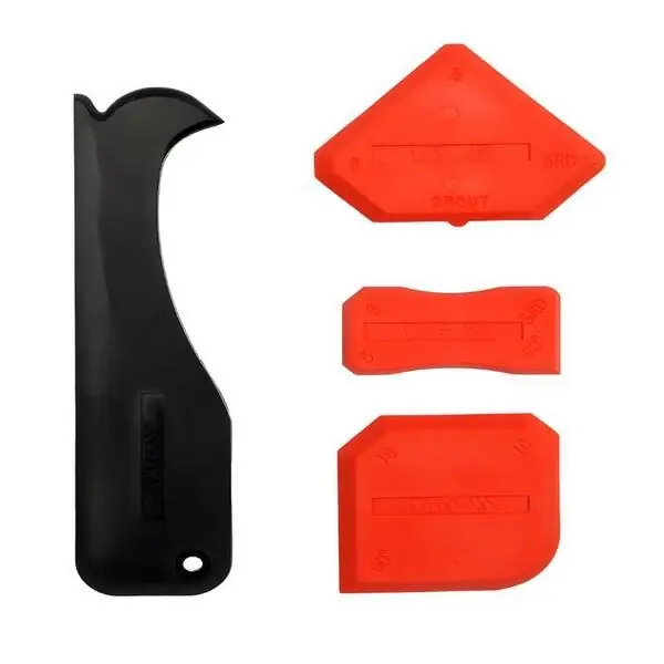 Spatole stendi succo e silicone YATO YT-5262 (3 pezzi + taglierino) r r r Spatole progettate per la finitura fine delle piastrelle posate. r Bordi opportunamente profilati, pressano e lisciano perfettamente lo stucco interposto tra le piastrelle. r Adatte per la rifinitura fine tra fessure, fughe e giunti r I bordi opportunamente profilati pressano e levigano perfettamente il sigillante o prodotti similari tra le piastrelle. r Realizzate in materiale morbido e flessibile a base di silicone non danneggiano i bordi e non graffiano le superfici vetrate r Il set comprende 3 spatole di diverso spessore e profilo e un pratico coltello-taglierino, destinato alla rimozione della massa applicata in eccesso. r r
", "sku" "09796232", "brand" { "@type" "Thing", "name" "BREMAK" }, "offers" { "@type" "Offer", "priceCurrency" "EUR", "price" "8.97", "itemCondition" "http //schema.org/NewCondition", "availability" "http //schema.org/InStock", "url" "https //www.toolshopitalia.it/shop/siliconi-sigillanti-e-isolanti/spatole-stendi-succo-e-silicone-yato-yt-5262-3-pezzi-taglierino", "seller" { "@type" "Organization", "name" "ToolShop Italia - Ferramenta Online" } }
} Bestseller